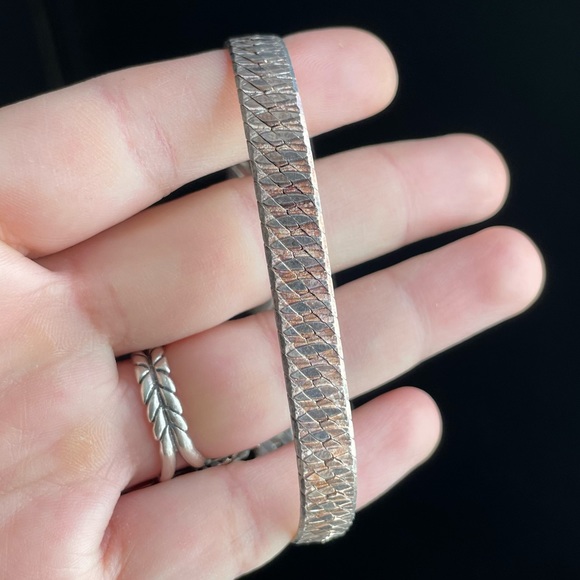 Vintage Milor Sterling Silver 925 bracelet bangle - Picture 5 of 12